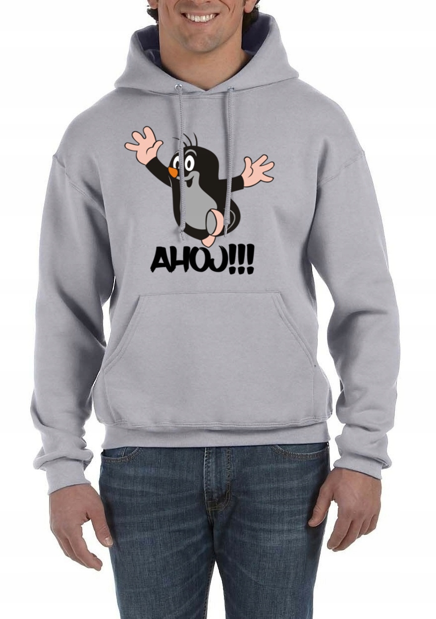 BLUZA Z KAPTUREM KRECIK SĄSIEDZI BAJKA L 0447