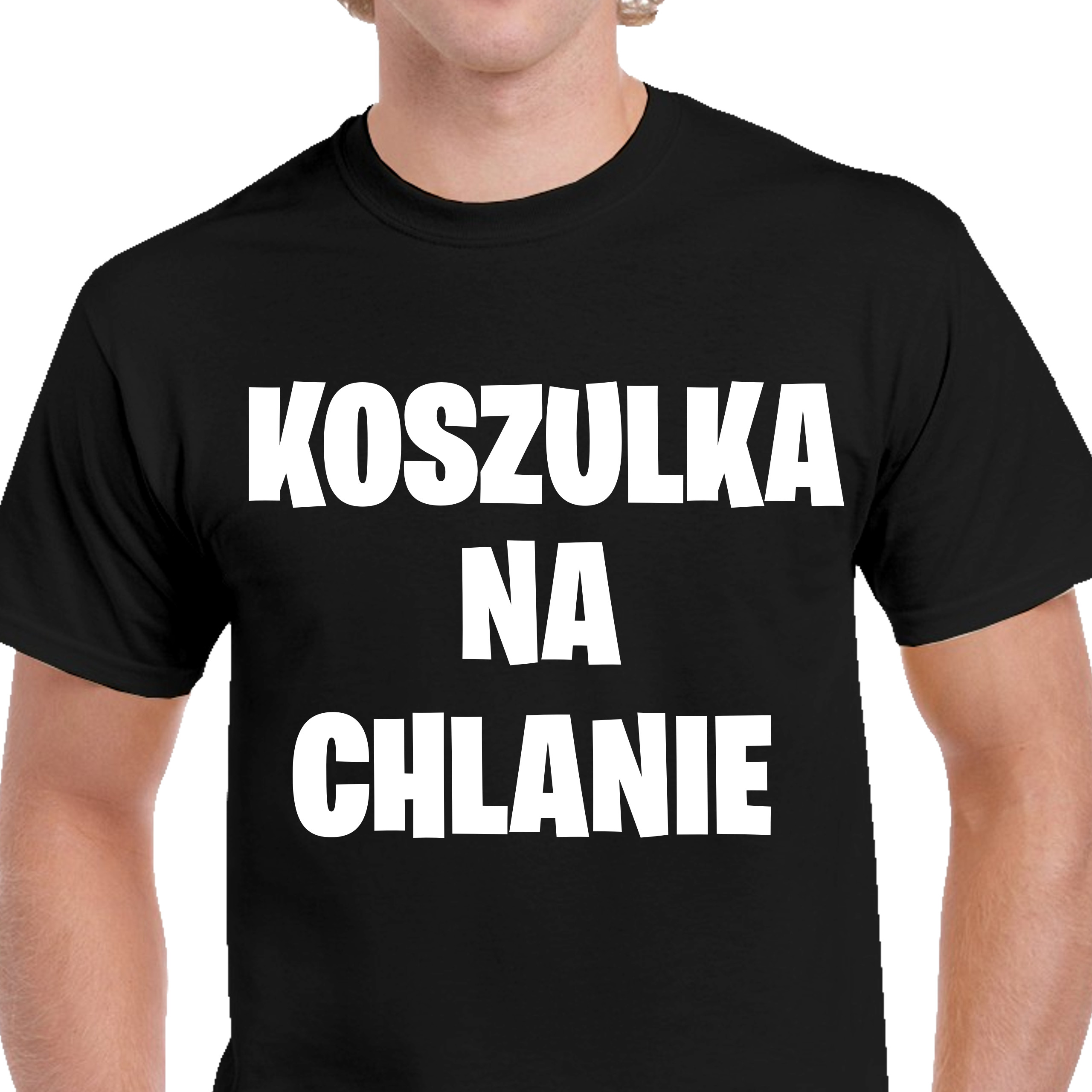 P314 KOSZULKA MĘSKA CZARNA IMPREZOWA NA CHLANIE MELANŻ IMPREZA PREZENT XL