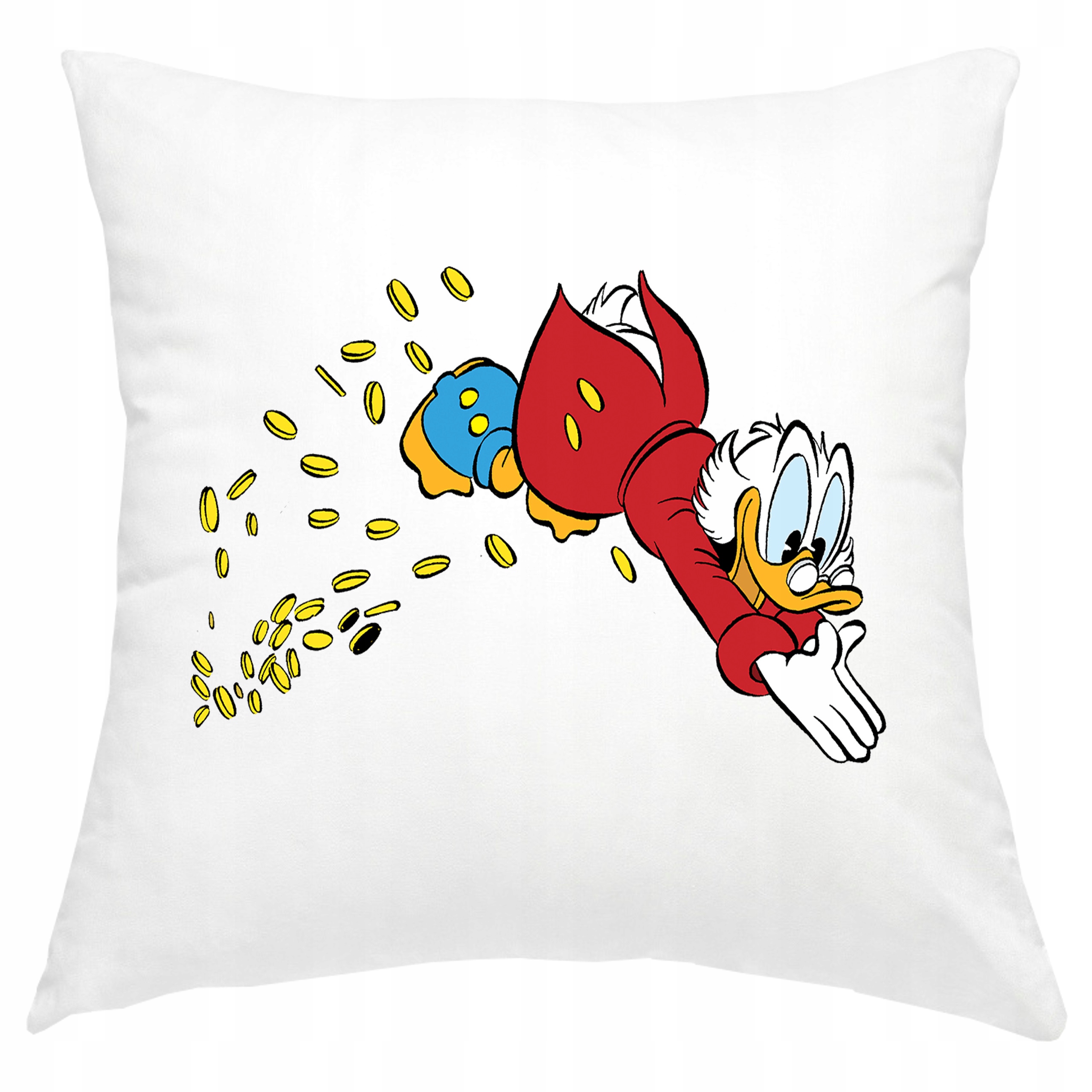 P044 PODUSZKA POSZEWKA 40x40 KACZOR DONALD DUCK SKNERUS PREZENT JAKOŚĆ