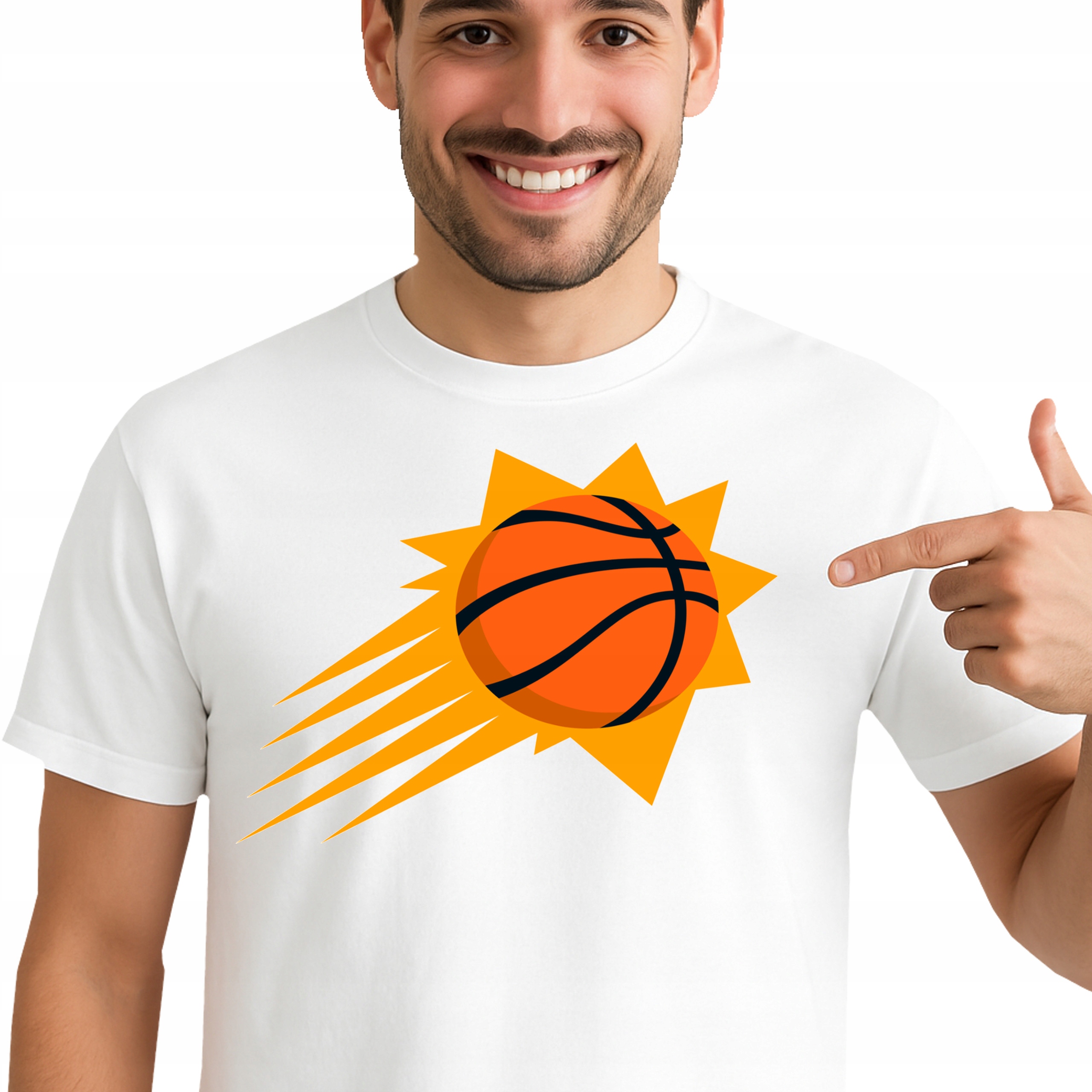 T-Shirt KOSZULKA PHOENIX SUNS NBA PREZENT Premium DLA FANA S 0486