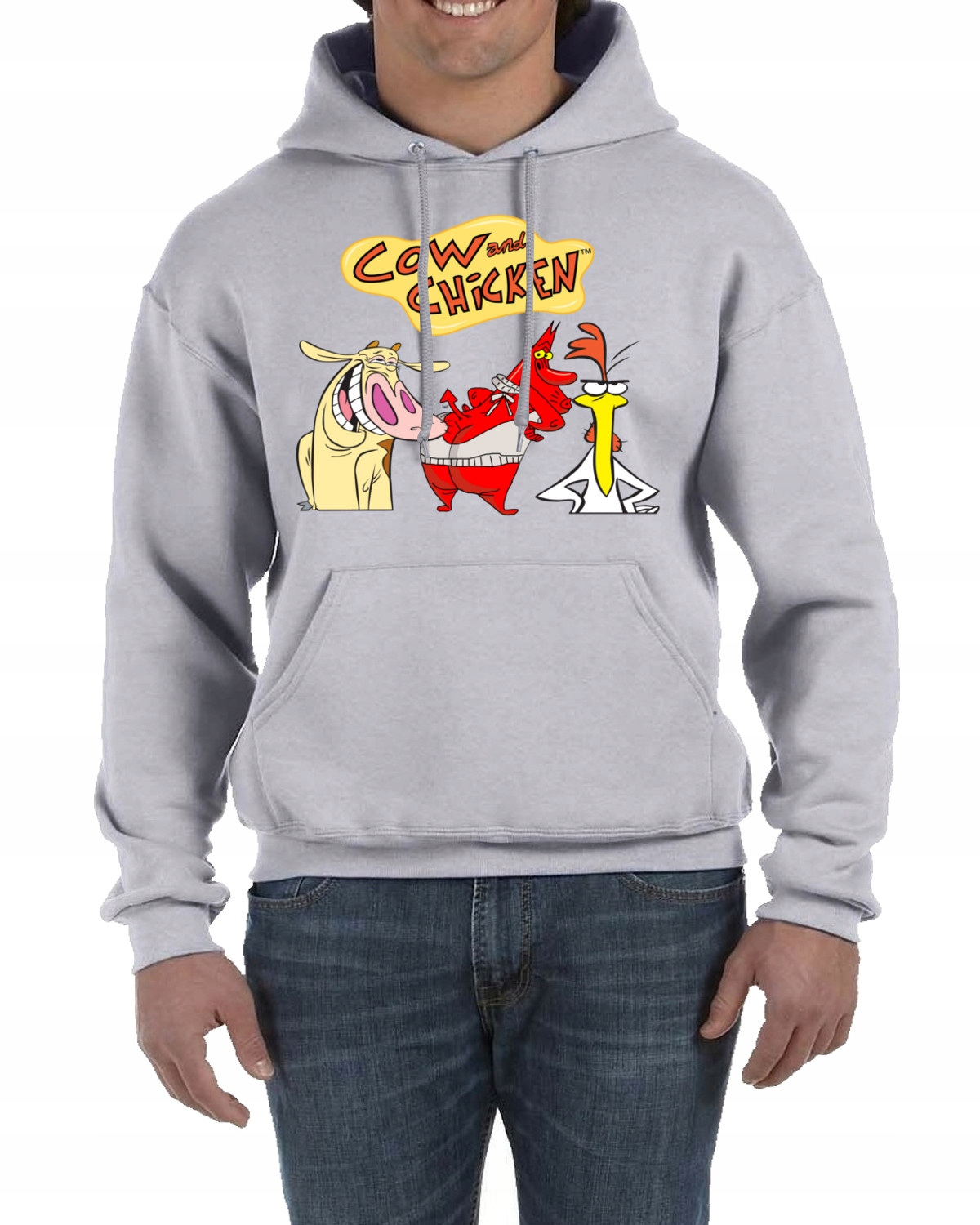 BLUZA COW & CHICKEN KROWA I KURCZAK M 3046