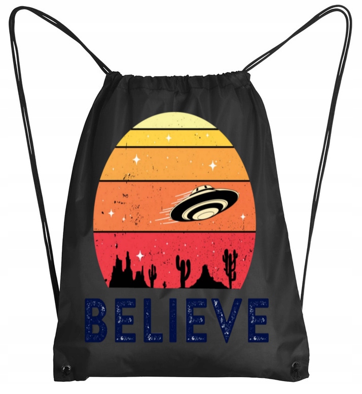 3219 PLECAK WOREK SZKOLNY UFO KOSMOS BELIEVE
