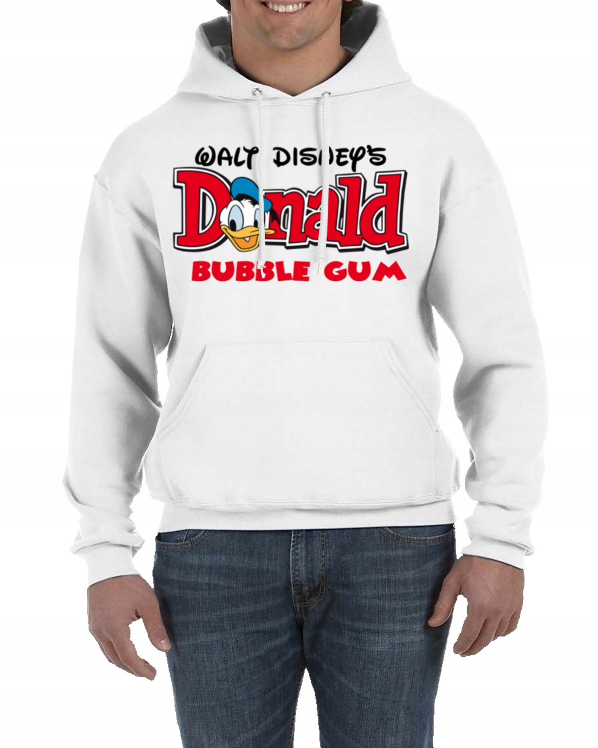 BLUZA Z KAPTUREM KACZOR DONALD GUMA ŻUCIA M 0717