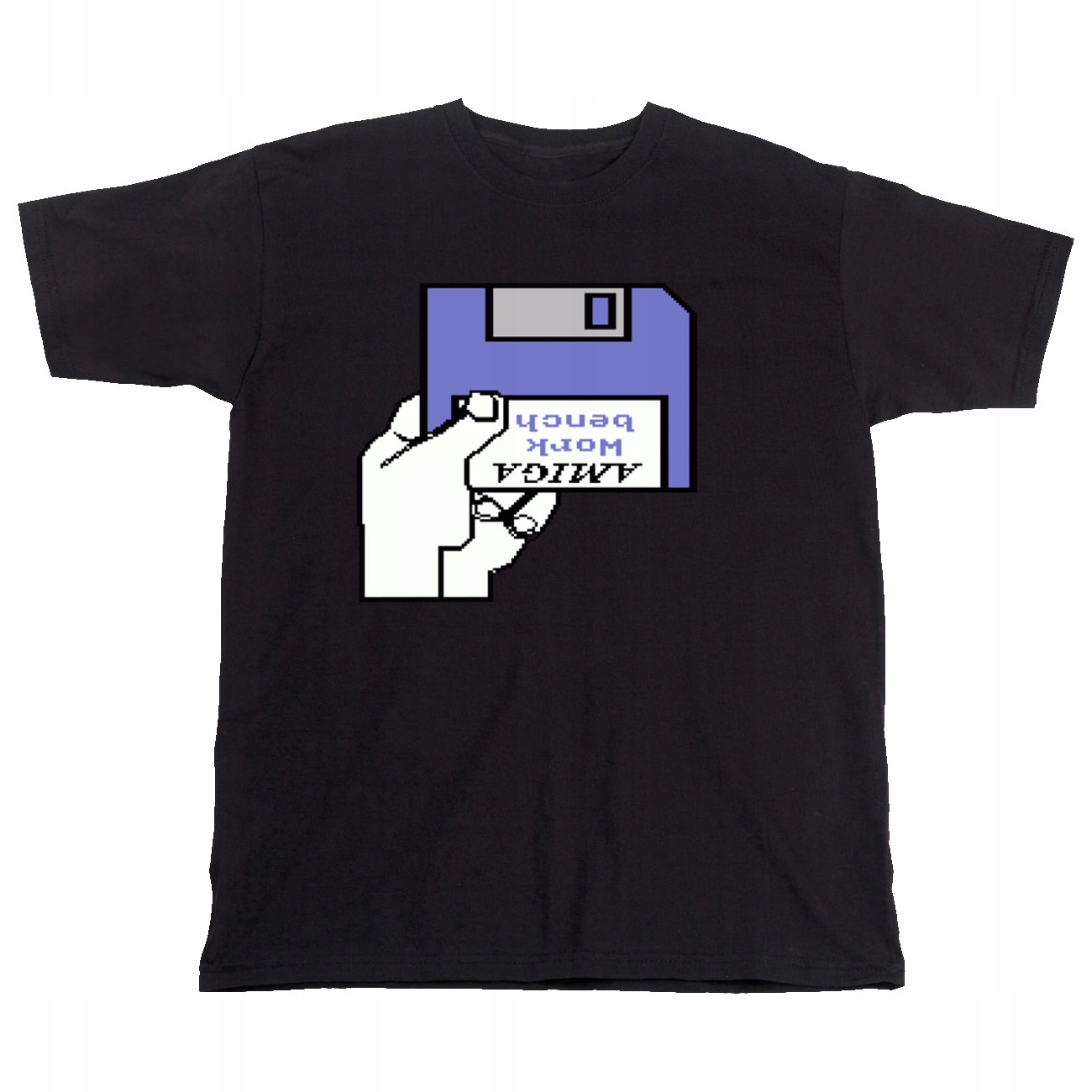 KOSZULKA AMIGA RETRO PREZENT GRA M 0254 CZARNA