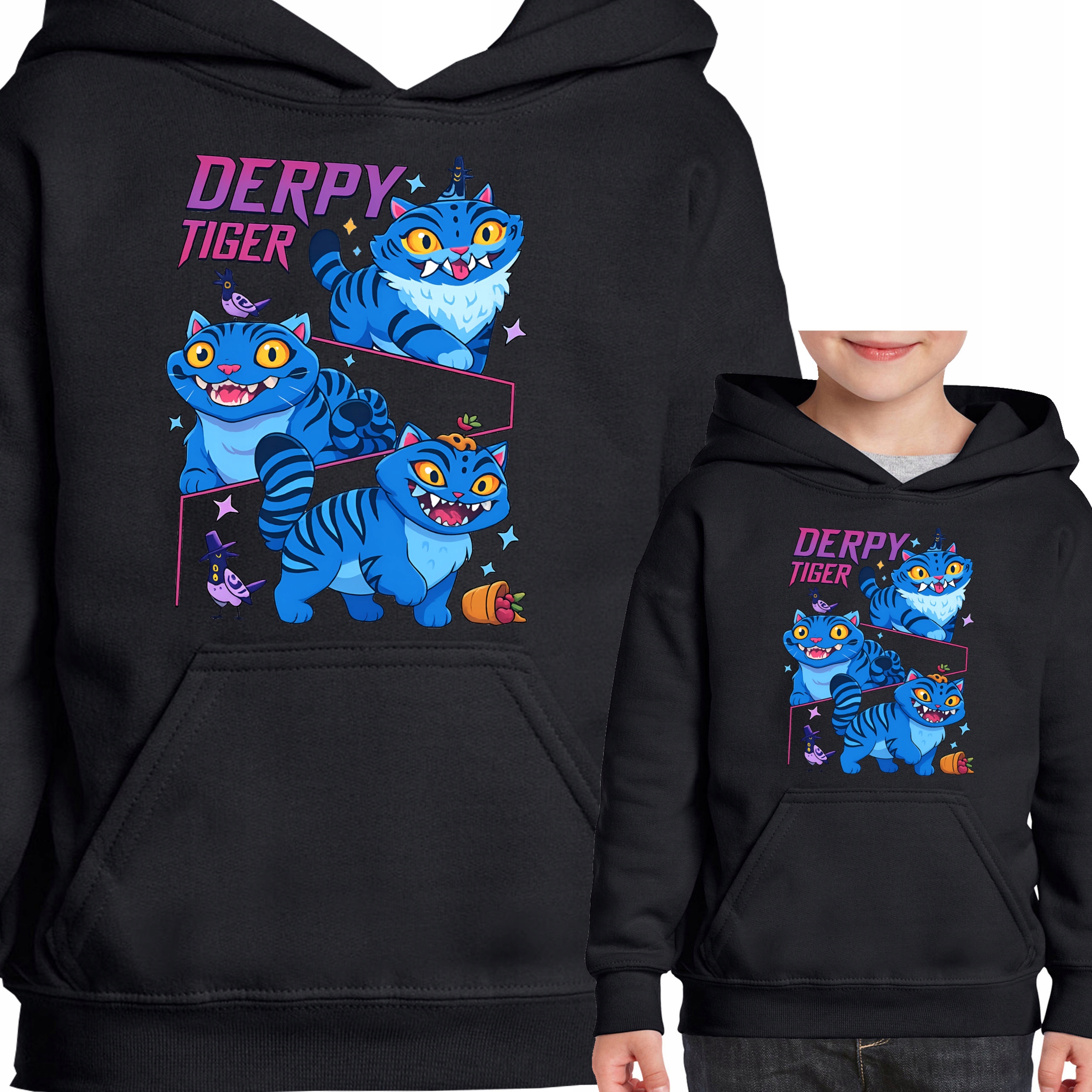 Bluza Z Kapturem Huntrix Hunters K-POP Demon DERPY Jakość Premium 152 3573