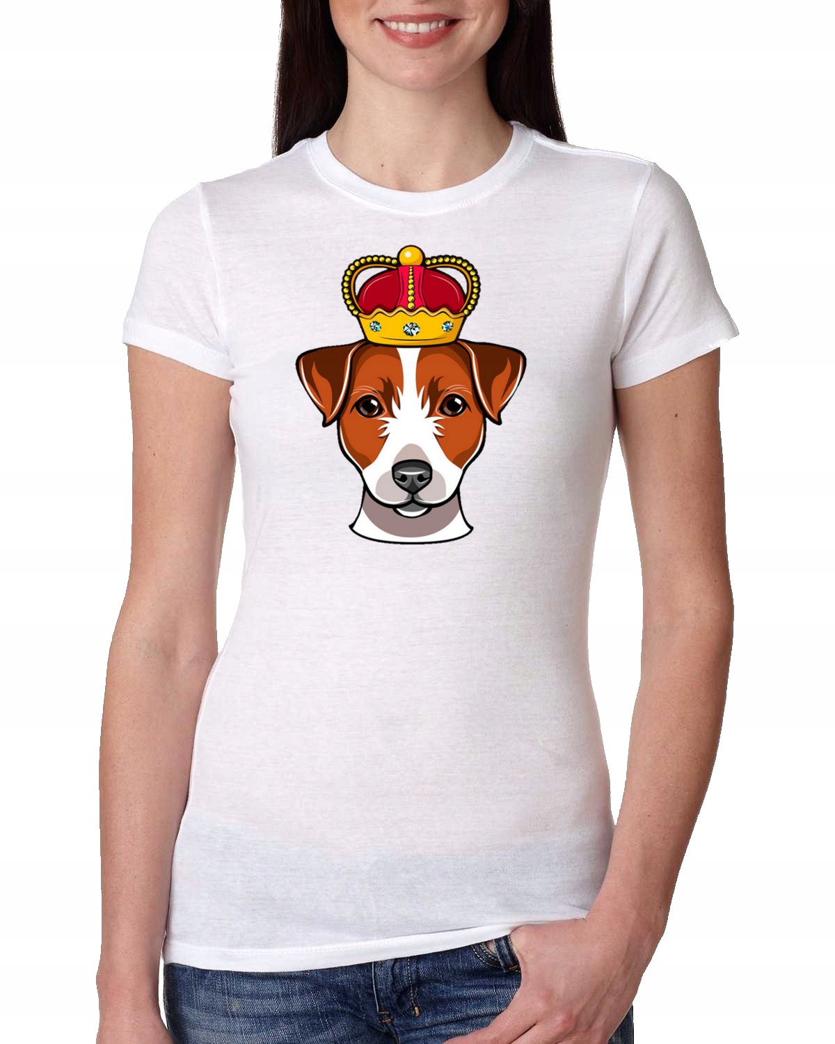 DAMSKA KOSZULKA JACK RUSSELL TERRIER PIES M 0936