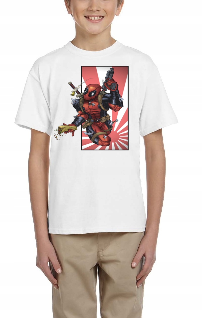 0295 KOSZULKA DZIECIĘCA DEADPOOL PREZENT 116