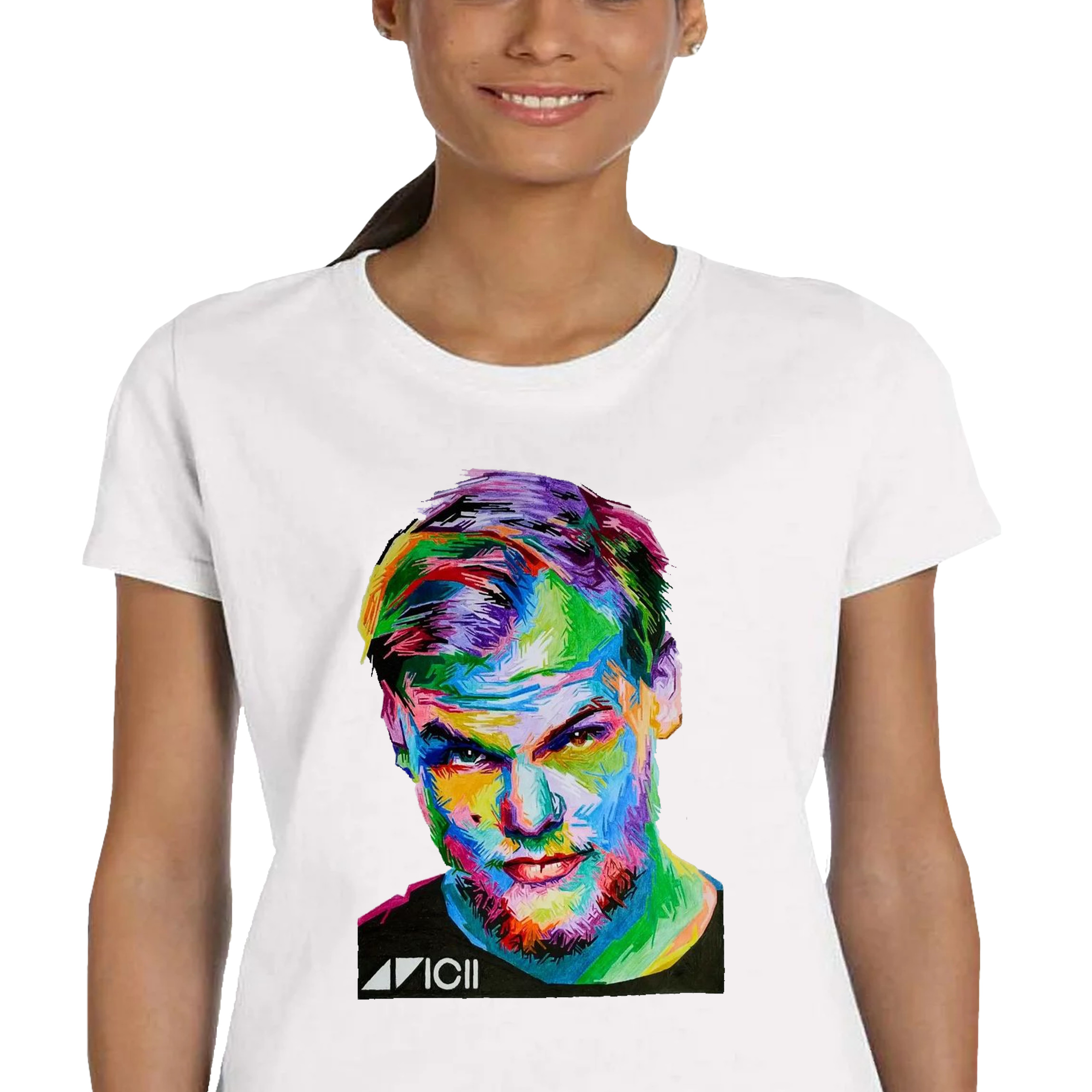 DAMSKA KOSZULKA P310 AVICII DLA DJ-a DJ TIM BERG TOM HANGS JAKOŚĆ M