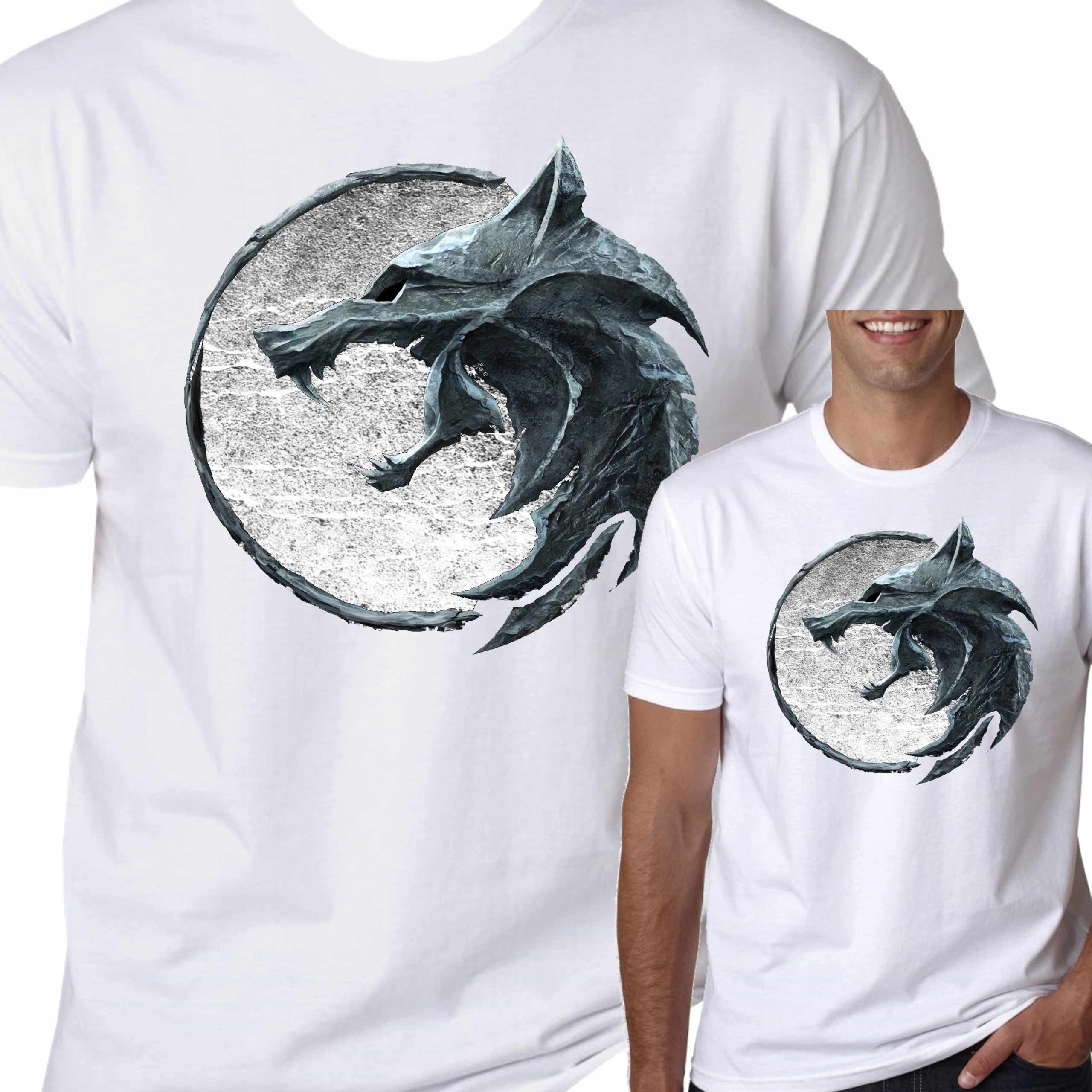 T-Shirt KOSZULKA WIEDŹMIN WITCHER PREZENT M 2025