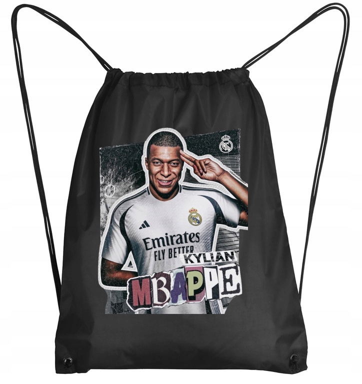 3365 PLECAK KYLIAN MBAPPE REAL MADRYT FRANCJA WOREK SZKOLNY TORNISTER
