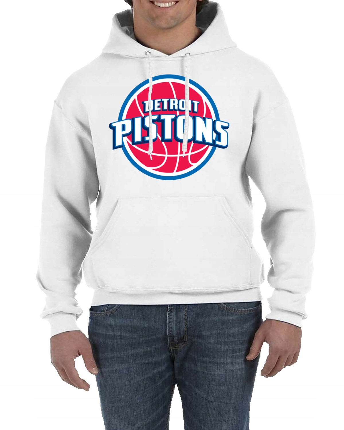 BLUZA Z KAPTUREM DETROIT PISTONS NBA S 0471