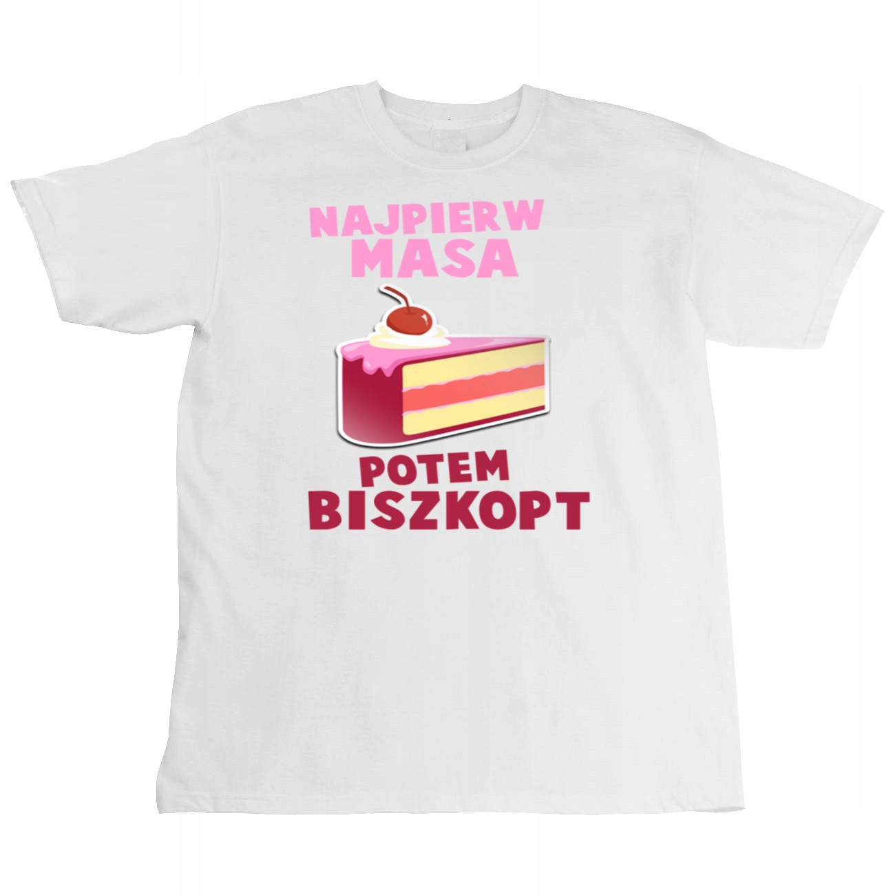 T-Shirt KOSZULKA BISZKOPT MASA ŚMIESZNA S 1012