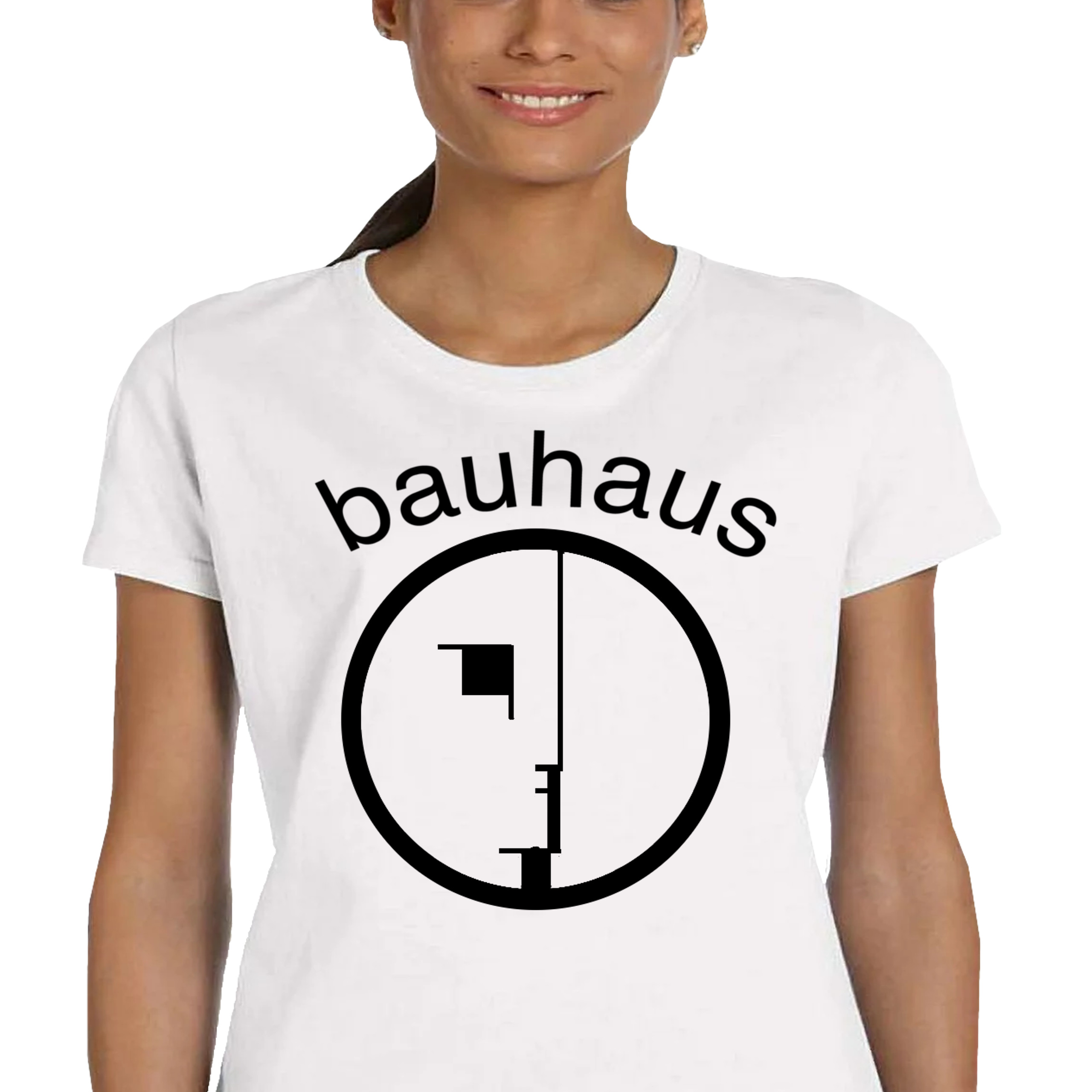 DAMSKA KOSZULKA BAUHAUS ROCK PUNK GOTHIC BAWEŁNA PREZENT JAKOŚĆ M P022