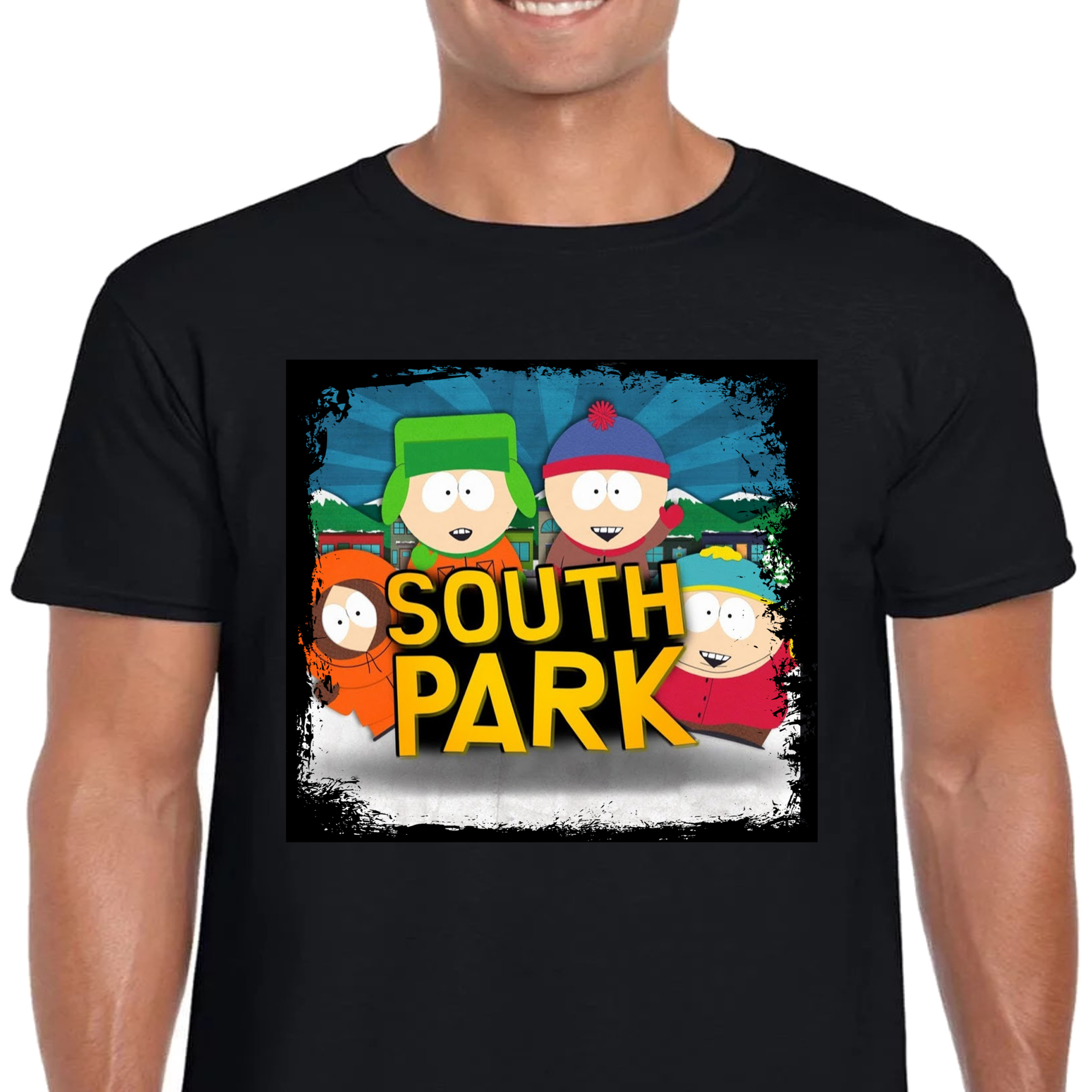 KOSZULKA CARTMAN Miasteczko South Park XL CZARNA 3354