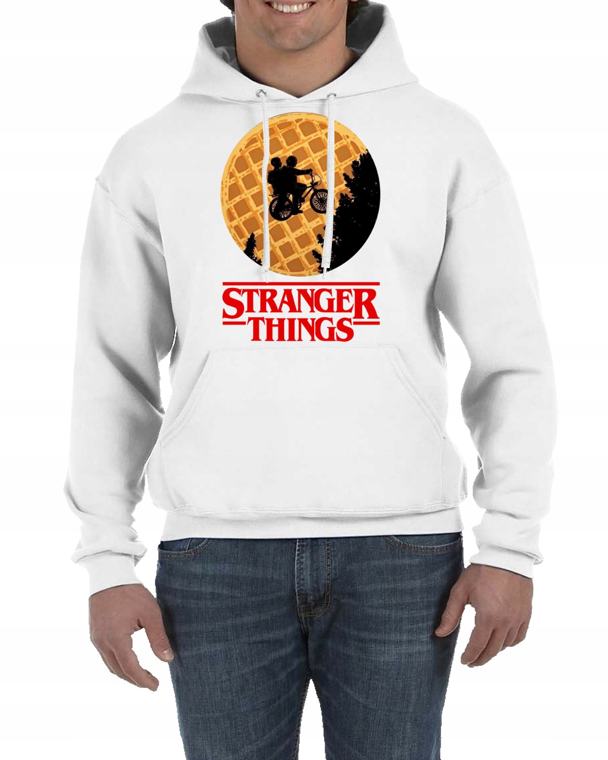 STRANGER THINGS BLUZA Z KAPTUREM PREZENT L 3144