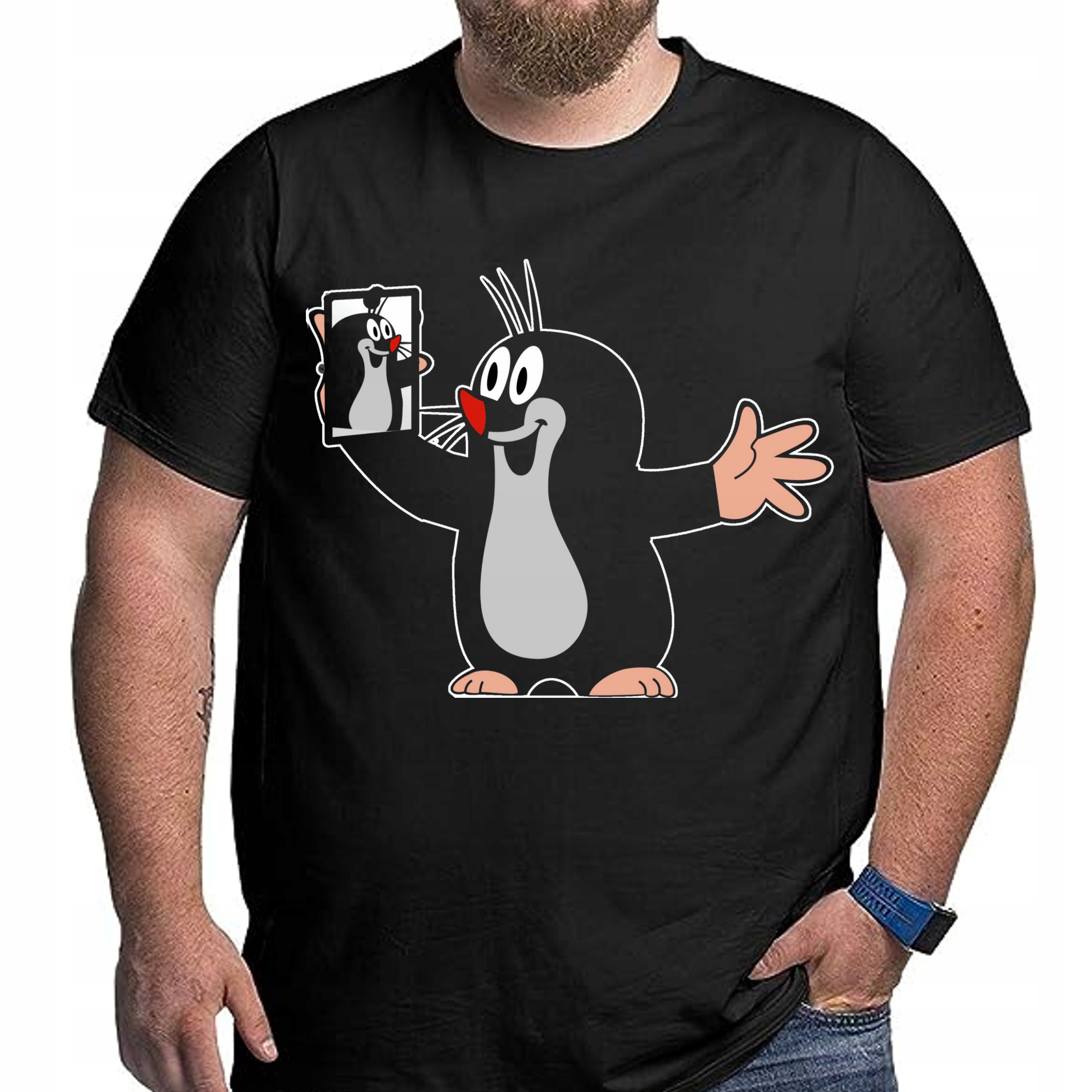 3361 Koszulka SELFIE KRECIK Rumcajs 5XL CZARNA