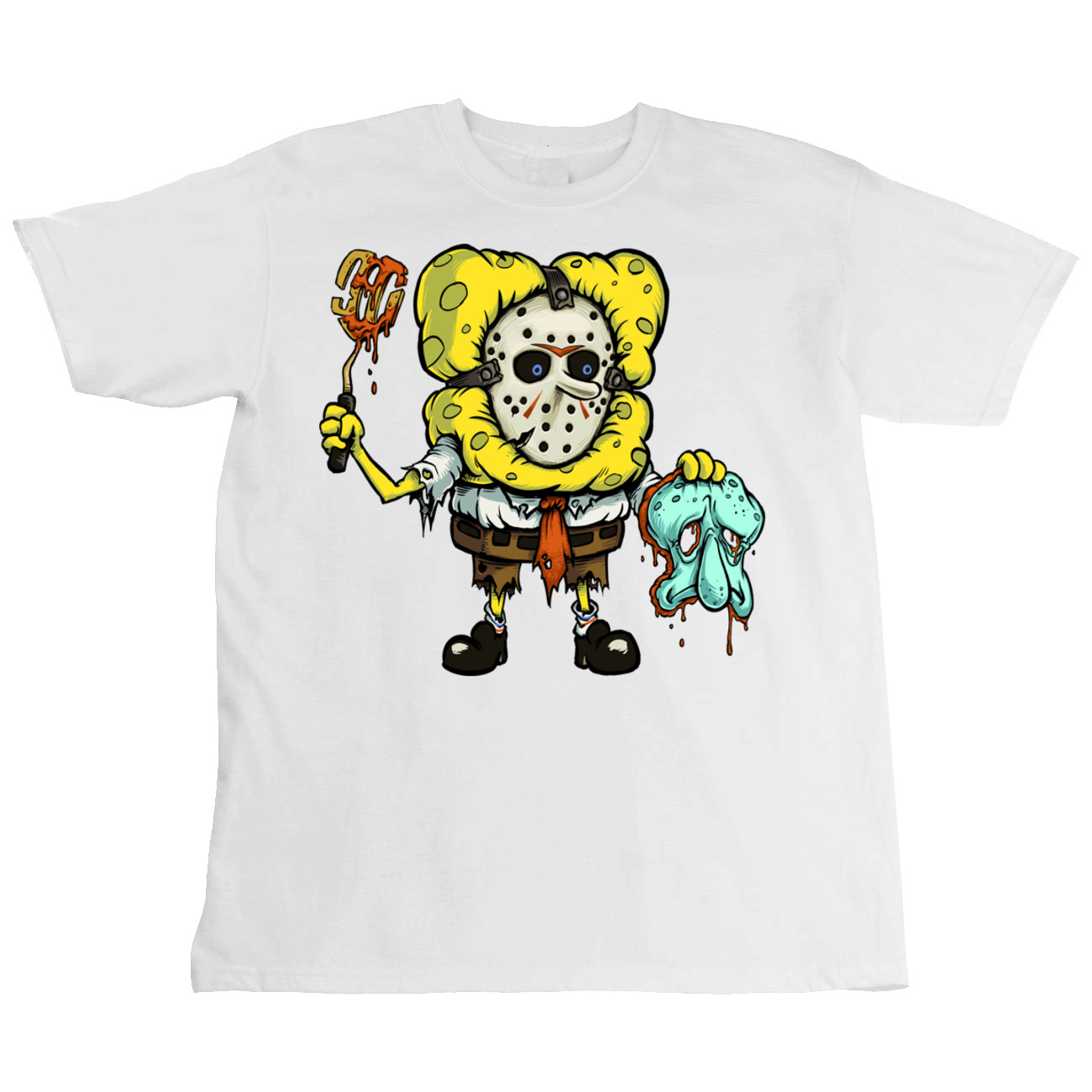 T-Shirt KOSZULKA SPONGEBOB PREZENT PIĄTEK S 0612