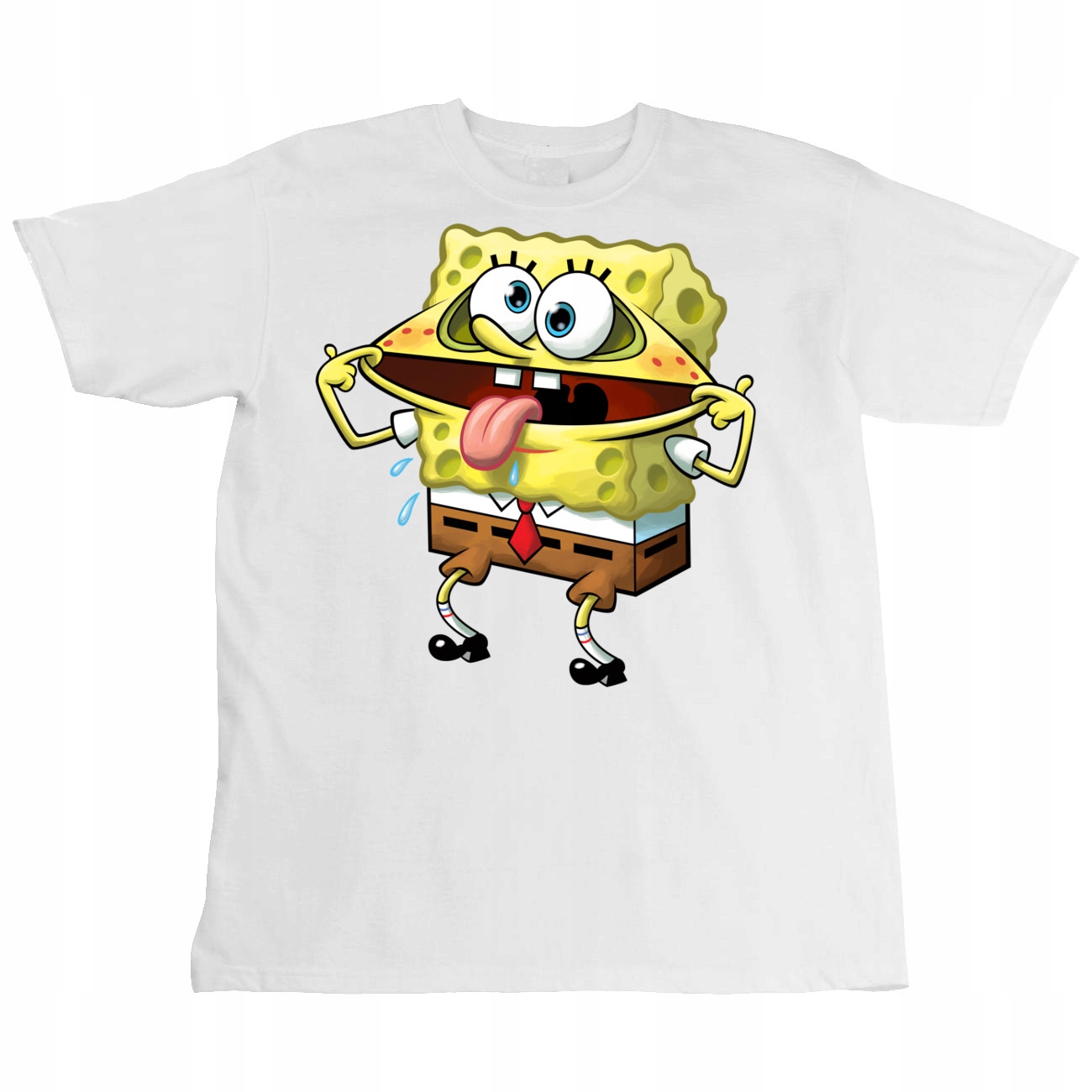 T-Shirt KOSZULKA SPONGEBOB KANCIASTOPORTY PREZENT BAJKA JAKOŚĆ S 0614