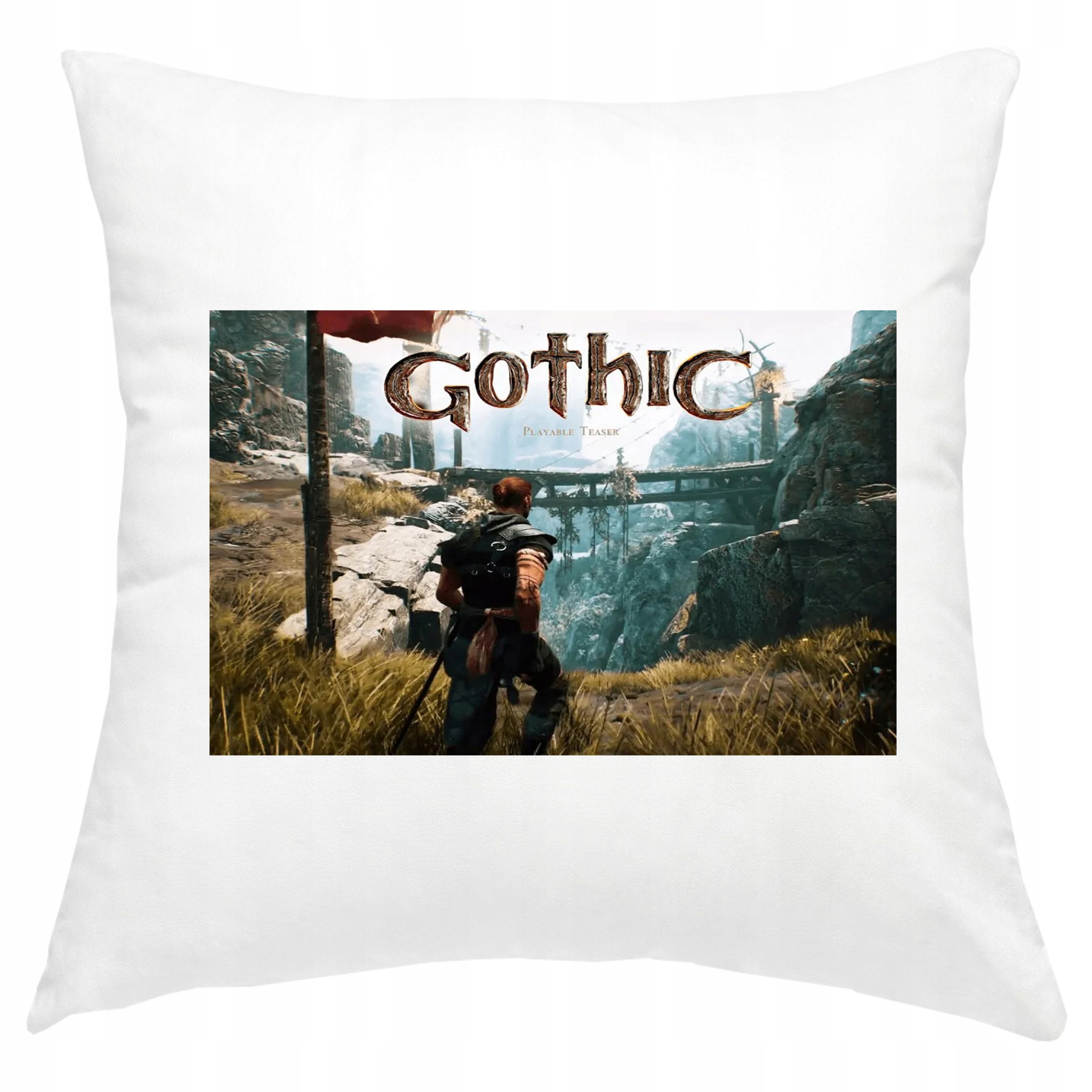 P293 PODUSZKA POSZEWKA GOTHIC GRA LOGO GAME PC PREZENT JAKOŚĆ