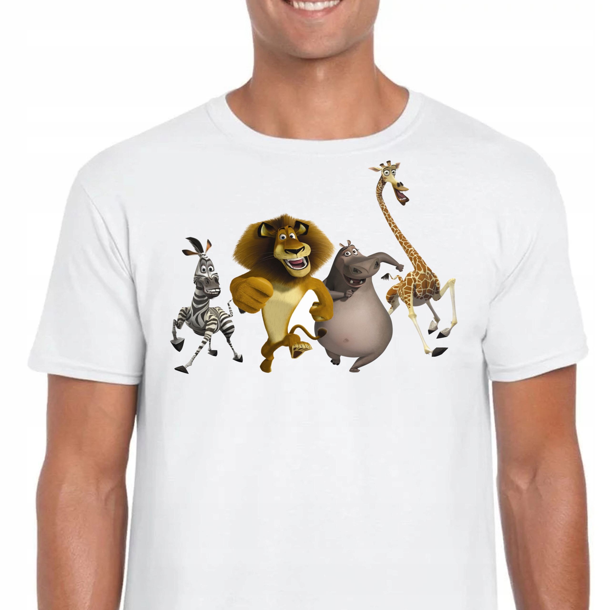 3260 KOSZULKA PINGWINY Z MADAGASKARU JULIAN S