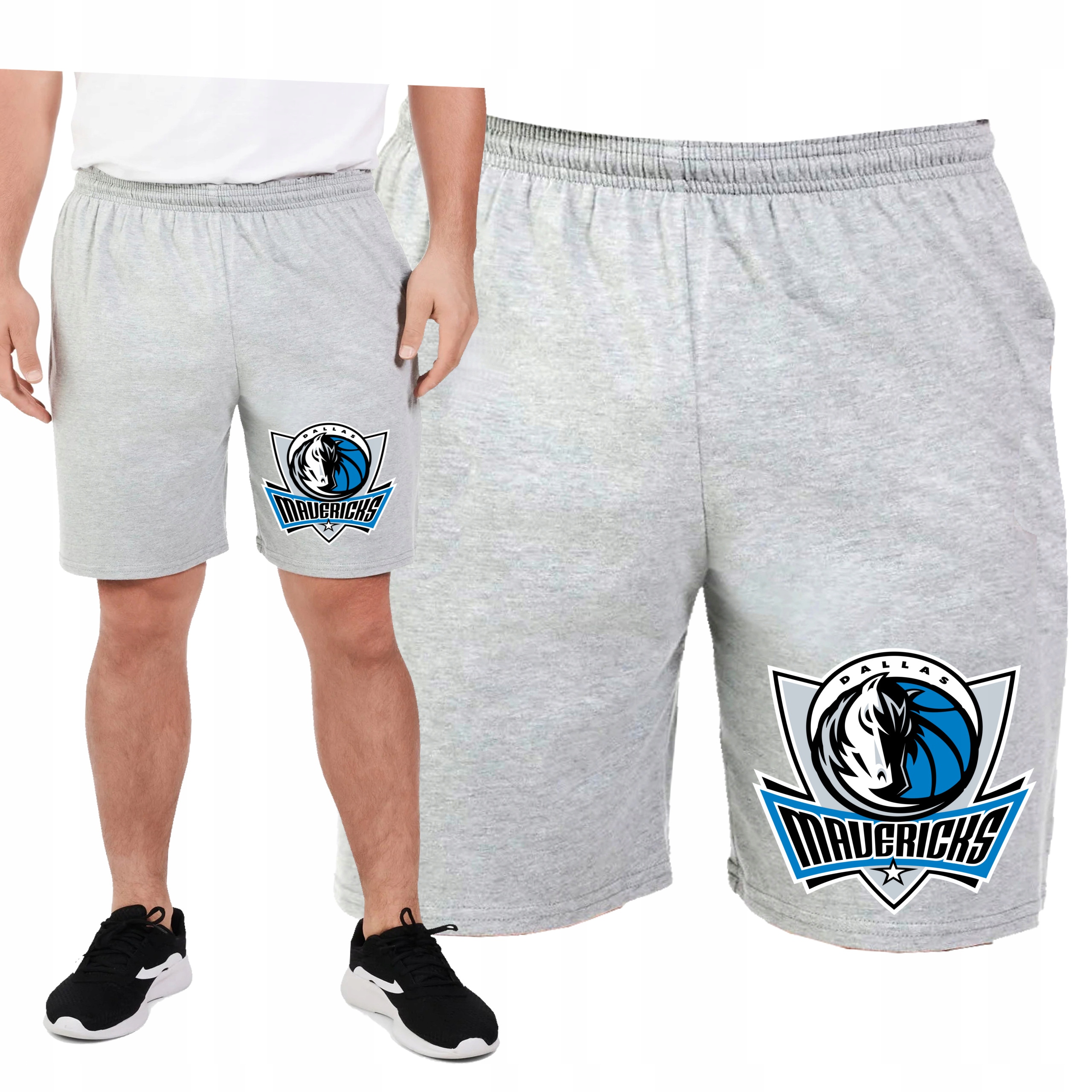 KRÓTKIE SPODENKI DRESOWE DALLAS MAVERICKS PREZENT KIESZENIE S 0469