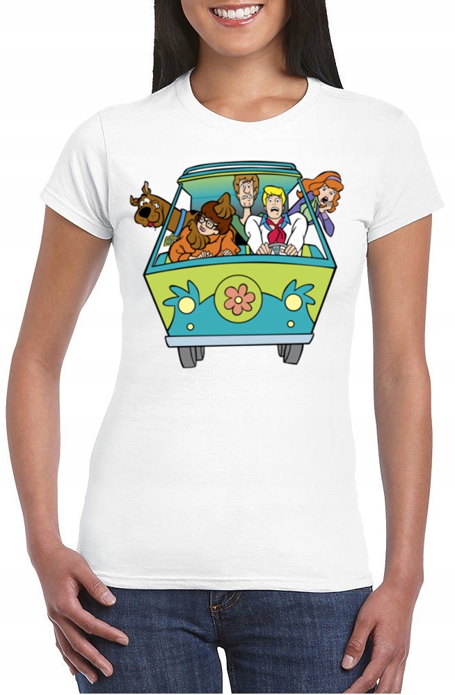 3156 DAMSKA KOSZULKA SCOOBY DOO KUDŁATY PIES XXL
