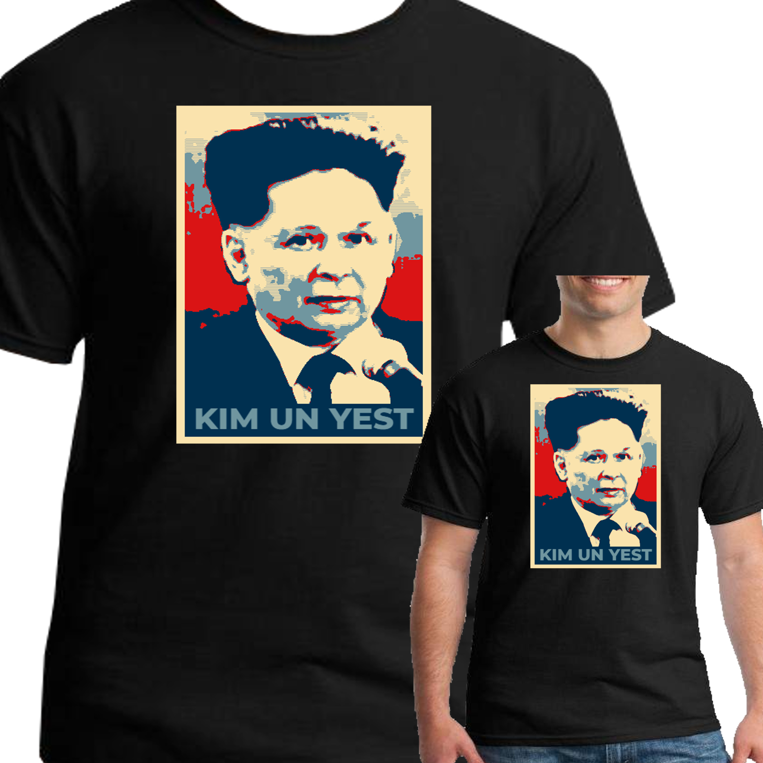 KOSZULKA KACZYŃSKI PIS ŚMIESZNE XL 1153 CZARNA