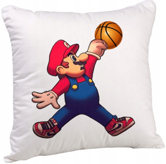 3303 PODUSZKA MARIO BROS Air Jordan 40x40 CM