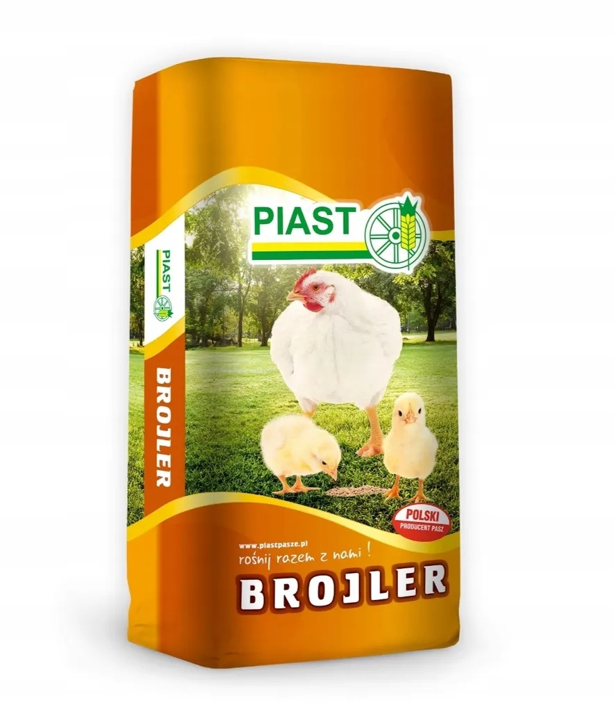 Karma granulat dla Kurczaków Brojlerów PIAST BROJLER 2G opakowanie 25kg