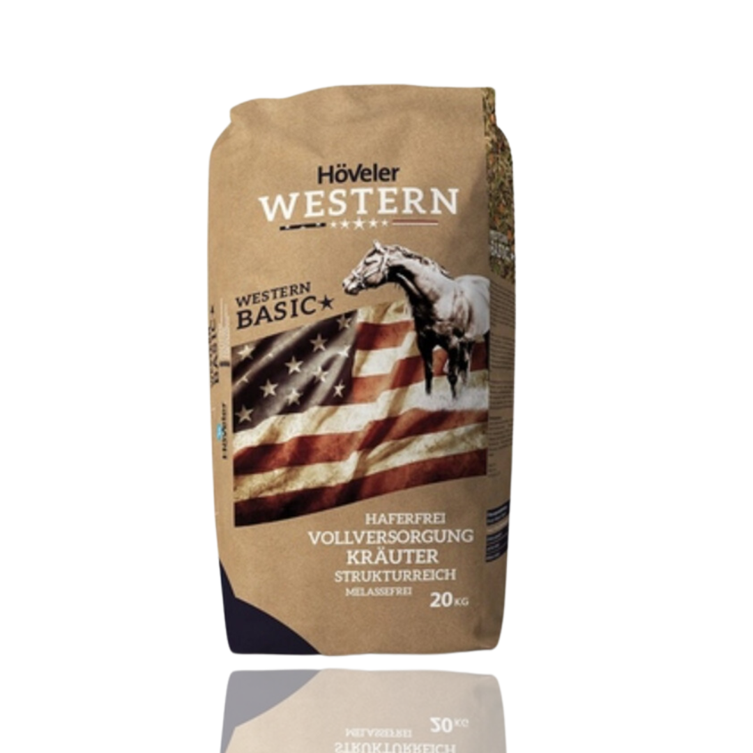Hoveler Wysokowartościowe Musli Dla Ras Westernowych Western Basic 20kg