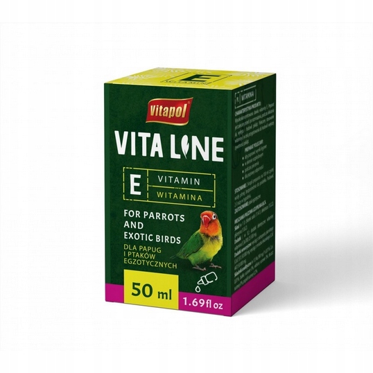 Vitaline Witamina E Dla Papug I Ptaków Egzotycznych Vitapol 50ml
