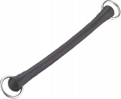 Uwiąz gumowy dla konia czarny 50 cm Covalliero