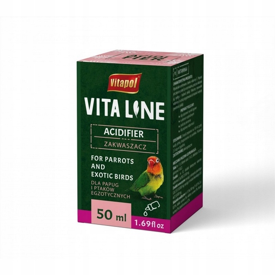 Vitaline Zakwaszacz Dla Papug I Ptaków Egzotycznych Vitapol 50ml