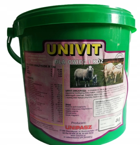Witaminy dla owiec kóz owca koza UNIVIT UNIPASZ 10