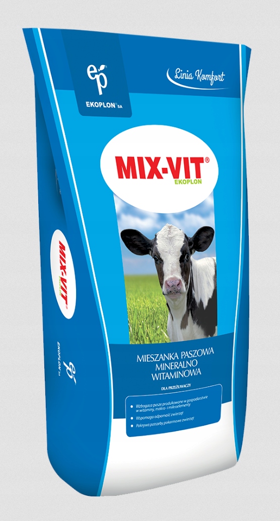 MIX-VIT BM bydło mleczne 25kg EKOPLON