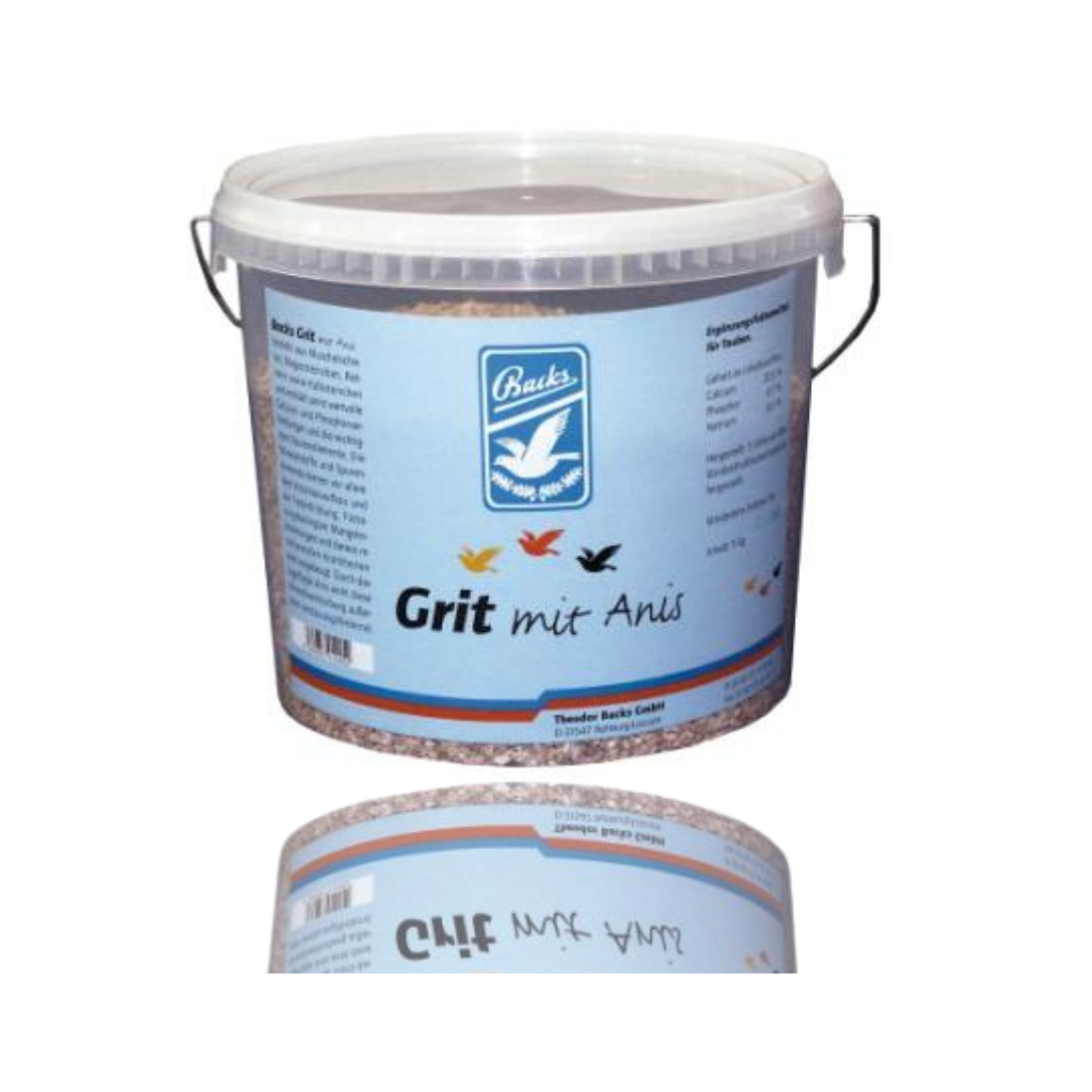 Grit mit Anis 5kg – Wzbogacona Anyżem Mieszanka Grytu dla Gołębi