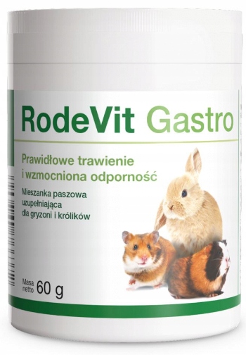 RodeVit Gastro Witaminy dla królików trawienie królik Dolfos 60g