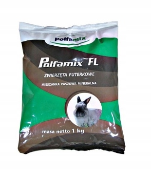 Polfamix FL Witaminy dla królików na sierść 1kg