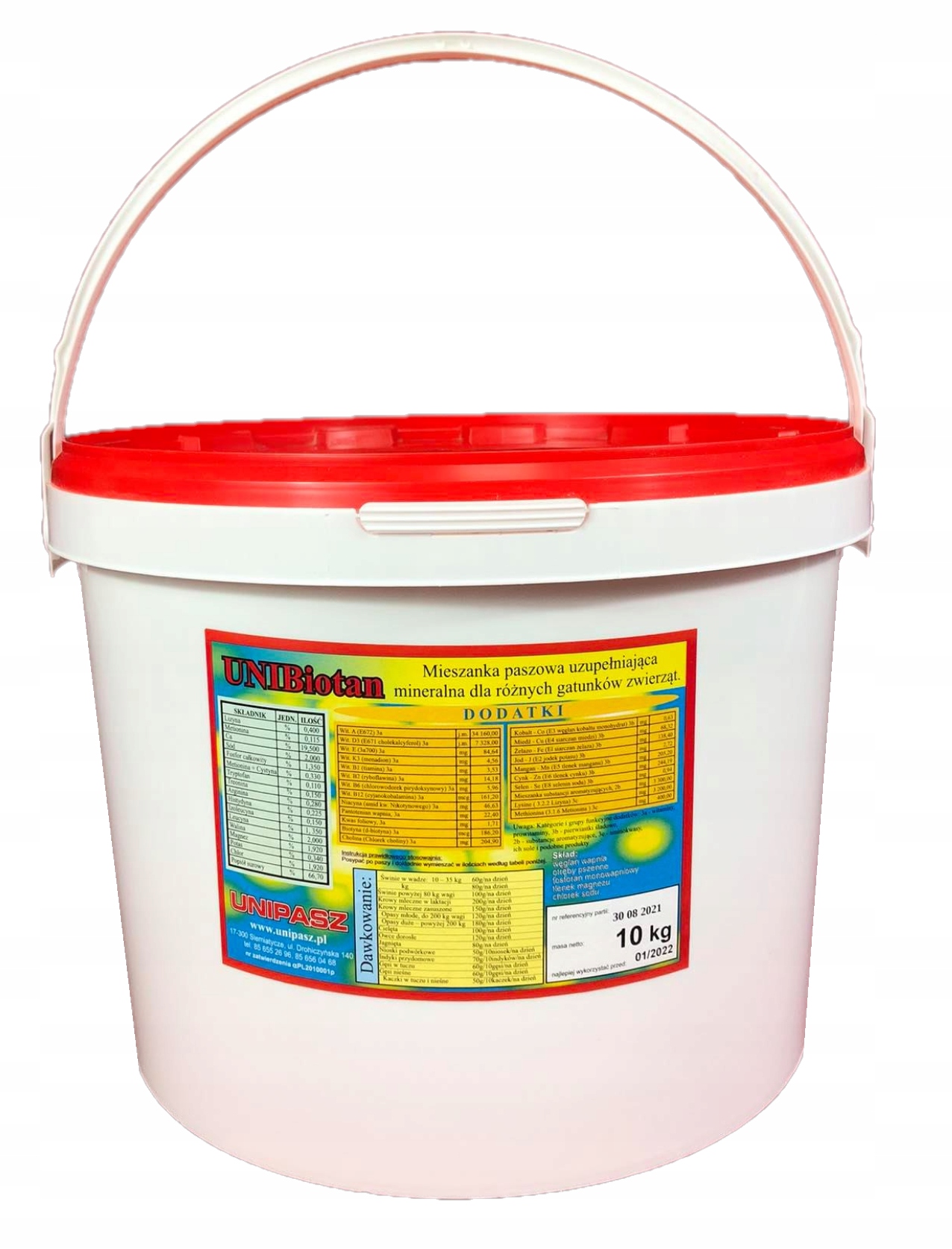 UniBiotan Witaminy dla zwierząt Univit Unipasz 10k