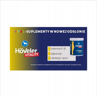 Hoveler Dodatek Paszowy Dla Koni Vitality Vitamin Plus 1kg