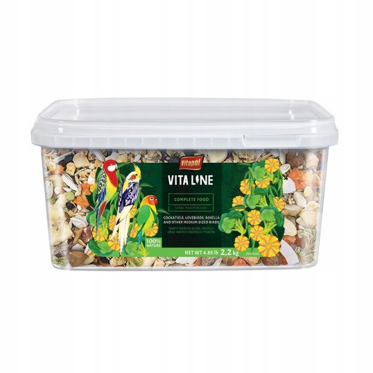Vitaline Karma Pełnoporcjowa Dla Nimfy Nierozłączki Rozelli Vitapol 2,2kg