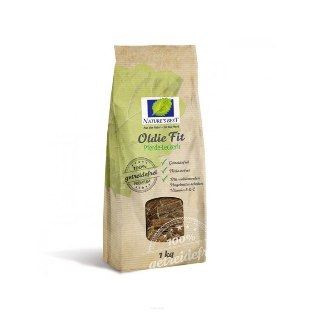 Nature's Best Oldie Fit Smaczki Dla Starszych Koni 1kg