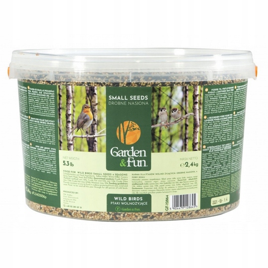 Karma Dla Ptaków Wolnożyjących Drobne Nasiona 4 Pory Roku Garden&Fun 2,4 kg