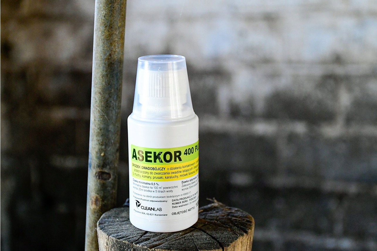 ASEKOR 400 Plus oprysk na muchy owady 100ml