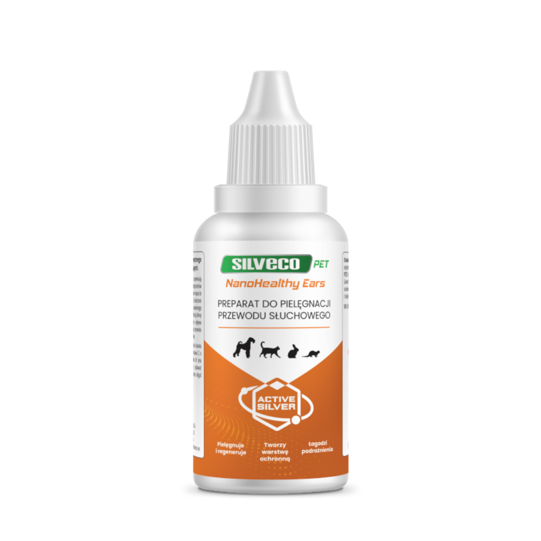 SILVECO PET Healthy Ears płyn do pielęgnacji przewodu słuchowego 30 ml