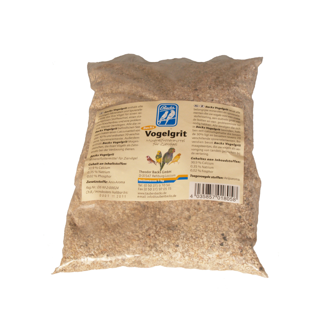 Backs Vogelgrit – Gryt dla Ptaków z Aromatem Waniliowym 1kg
