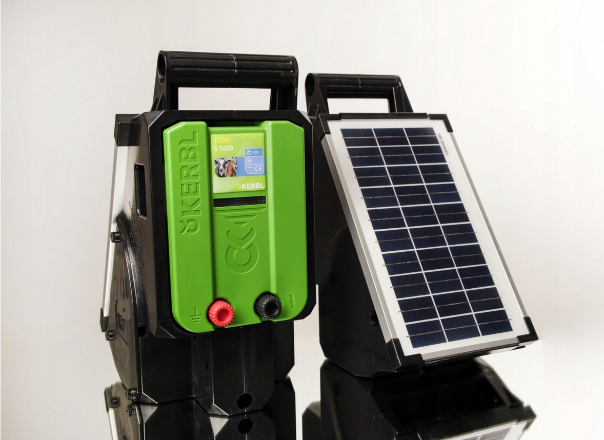 Elektryzator solarny TITAN S 1400 koni bydło Kerbl