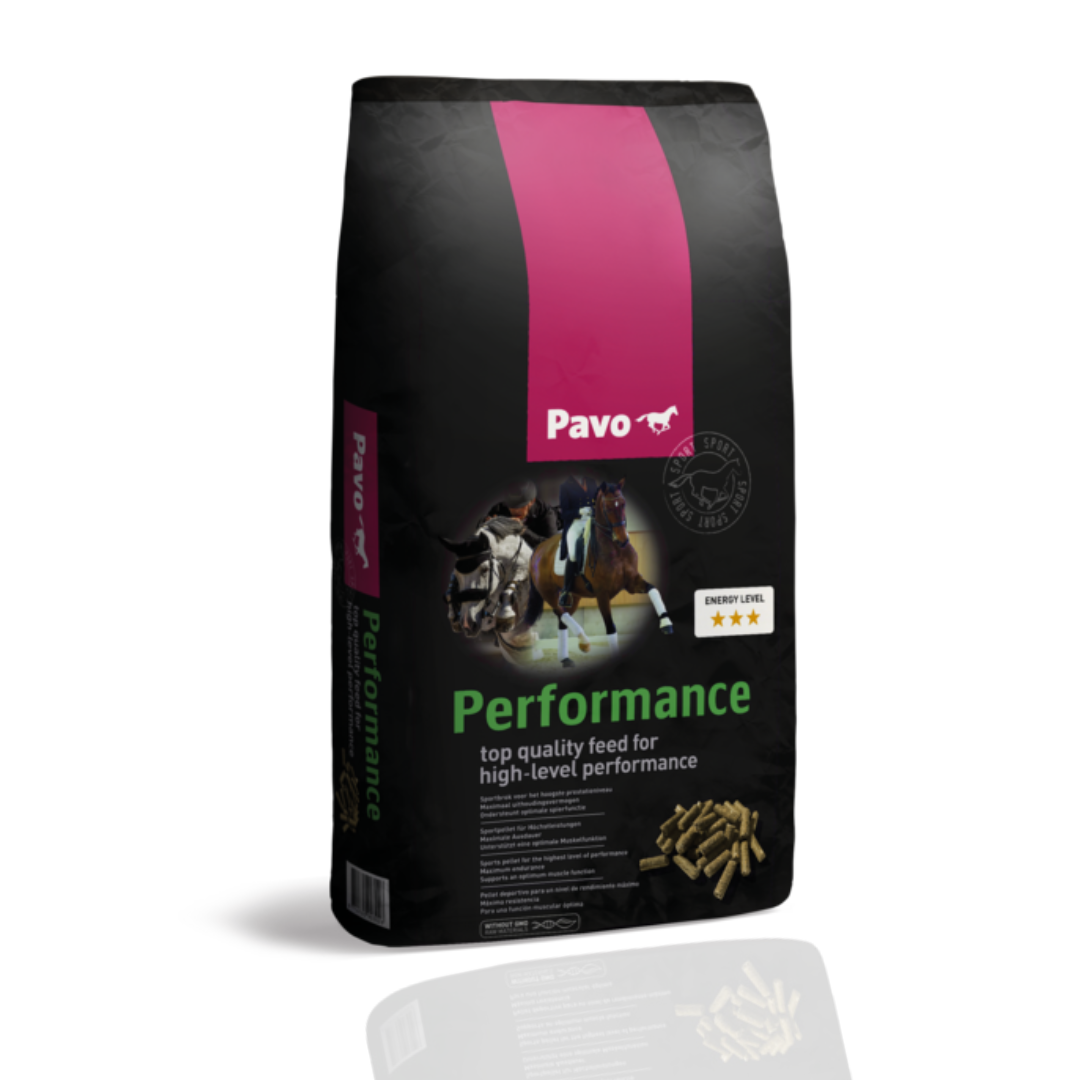Pavo Performance 20 kg - Granulat dla koni sportowych i nerwowych dla najwyższego poziomu wydajności