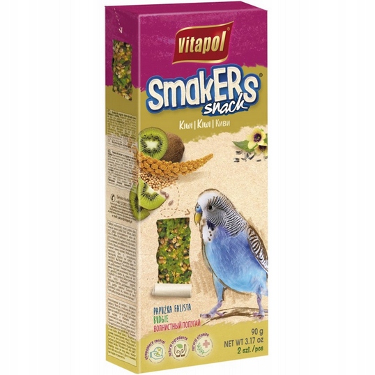 Smakers Snack Kiwi Dla Papużki Vitapol 90 g 2 szt.