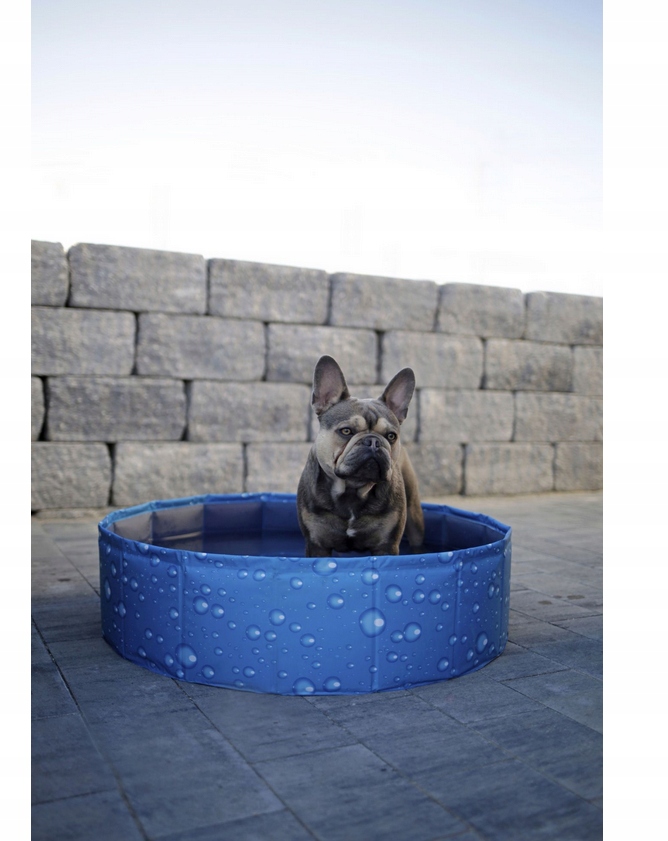 Basen dla psa Bubble 120x120x30 cm niebieski Kerbl